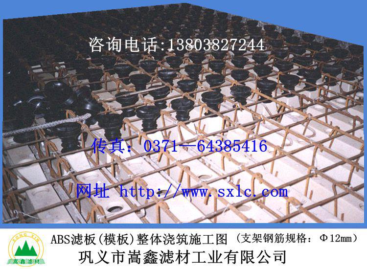 整體澆筑ABS濾板(模板)施工現場 整體澆筑ABS濾板(模板)施工現場